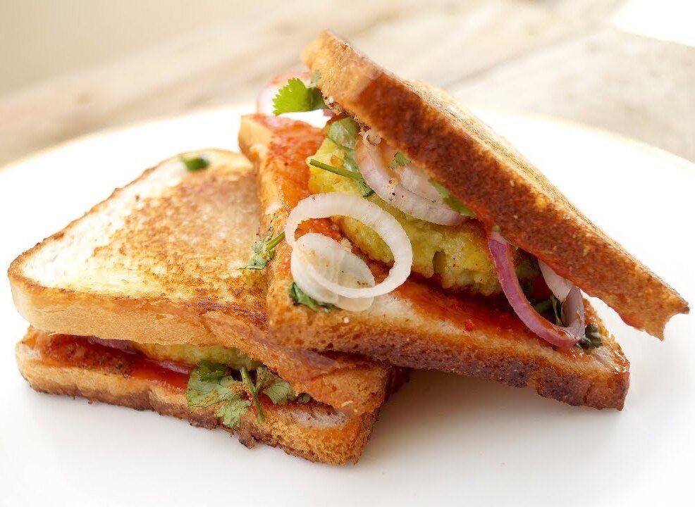 Aloo Tikki Sandwich