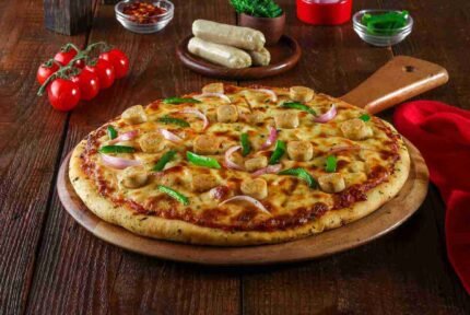 Chicken Sausage Pizza ( Non-Veg )