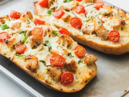 Chicken, Chilli & Cheese Garlic Bread