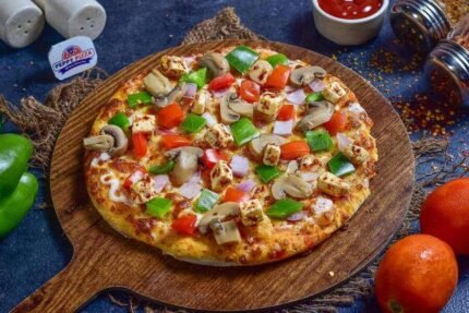 Pepe Paneer Pizza ( Veg )